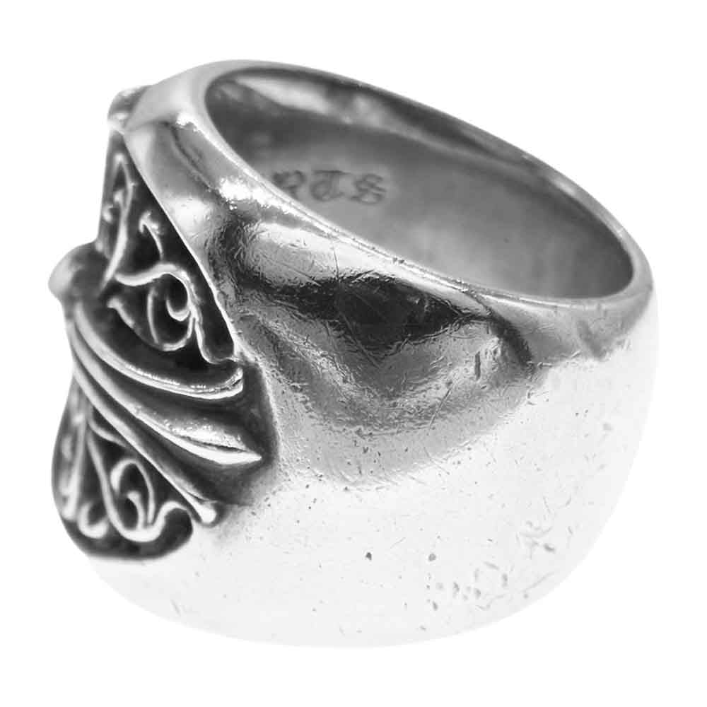 CHROME HEARTS クロムハーツ（原本無） CLASSIC OVAL クラシックオーバルクロス シルバー リング シルバー系  22号【中古】