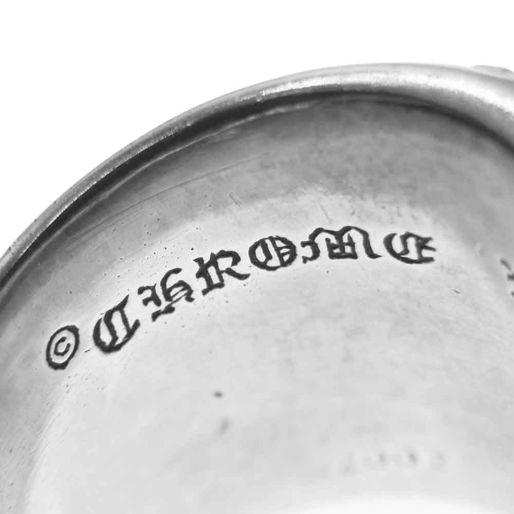 CHROME HEARTS クロムハーツ（原本無） CLASSIC OVAL クラシックオーバルクロス シルバー リング シルバー系  22号【中古】