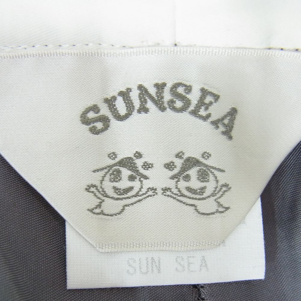 SUNSEA サンシー 16AW 16A45 MELTON CUT OFF PANTS メルトン カットオフ パンツ グレー系 1【中古】