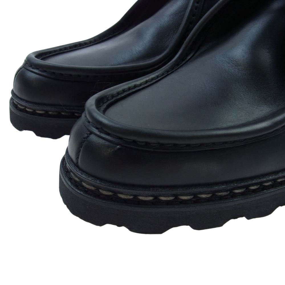 Paraboot パラブーツ 203147 MUCY MARCHE ミューシー チロリアン レースアップ レザー チャッカブーツ ブラック系 7【極上美品】【中古】