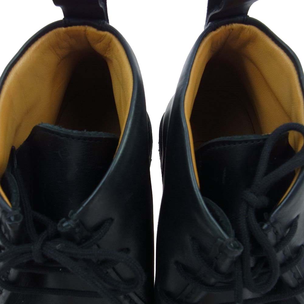 Paraboot パラブーツ 203147 MUCY MARCHE ミューシー チロリアン レースアップ レザー チャッカブーツ ブラック系 7【極上美品】【中古】