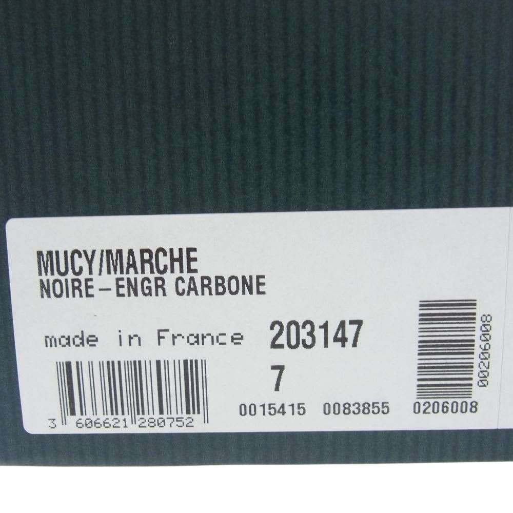 Paraboot パラブーツ 203147 MUCY MARCHE ミューシー チロリアン レースアップ レザー チャッカブーツ ブラック系 7【極上美品】【中古】