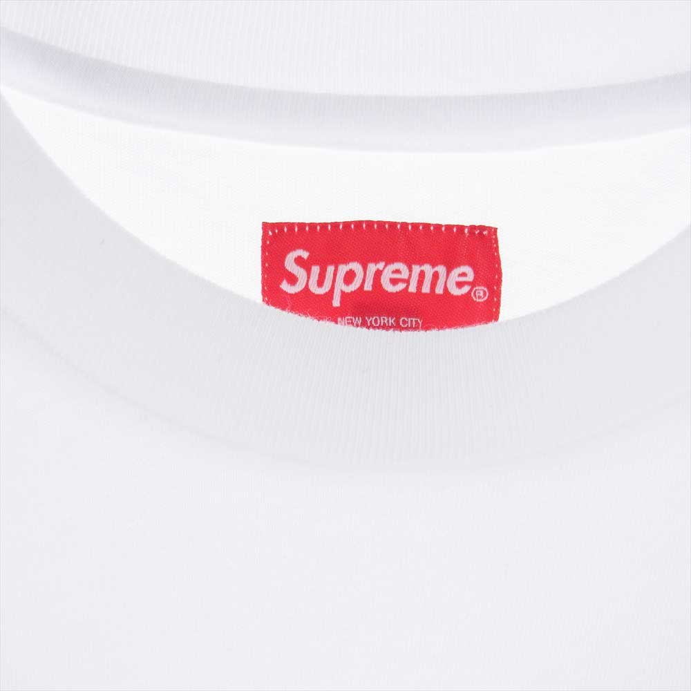 Supreme シュプリーム 23SS Small box L/S tee / white スモール ボックス ロングスリーブ Tシャツ 長袖  ホワイト系 M【極上美品】【中古】