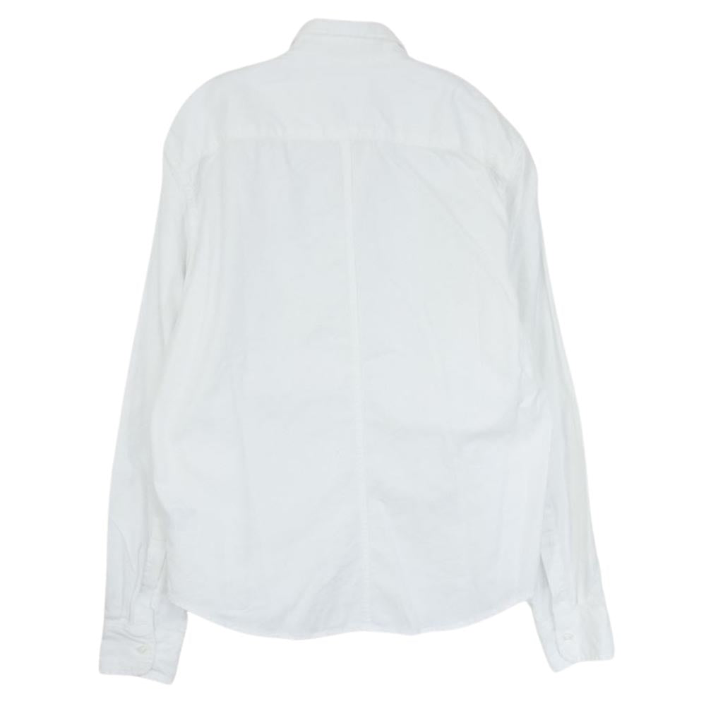 フランクアンドアイリーン コットン シャツ 長袖 ホワイト系 XXS【中古】