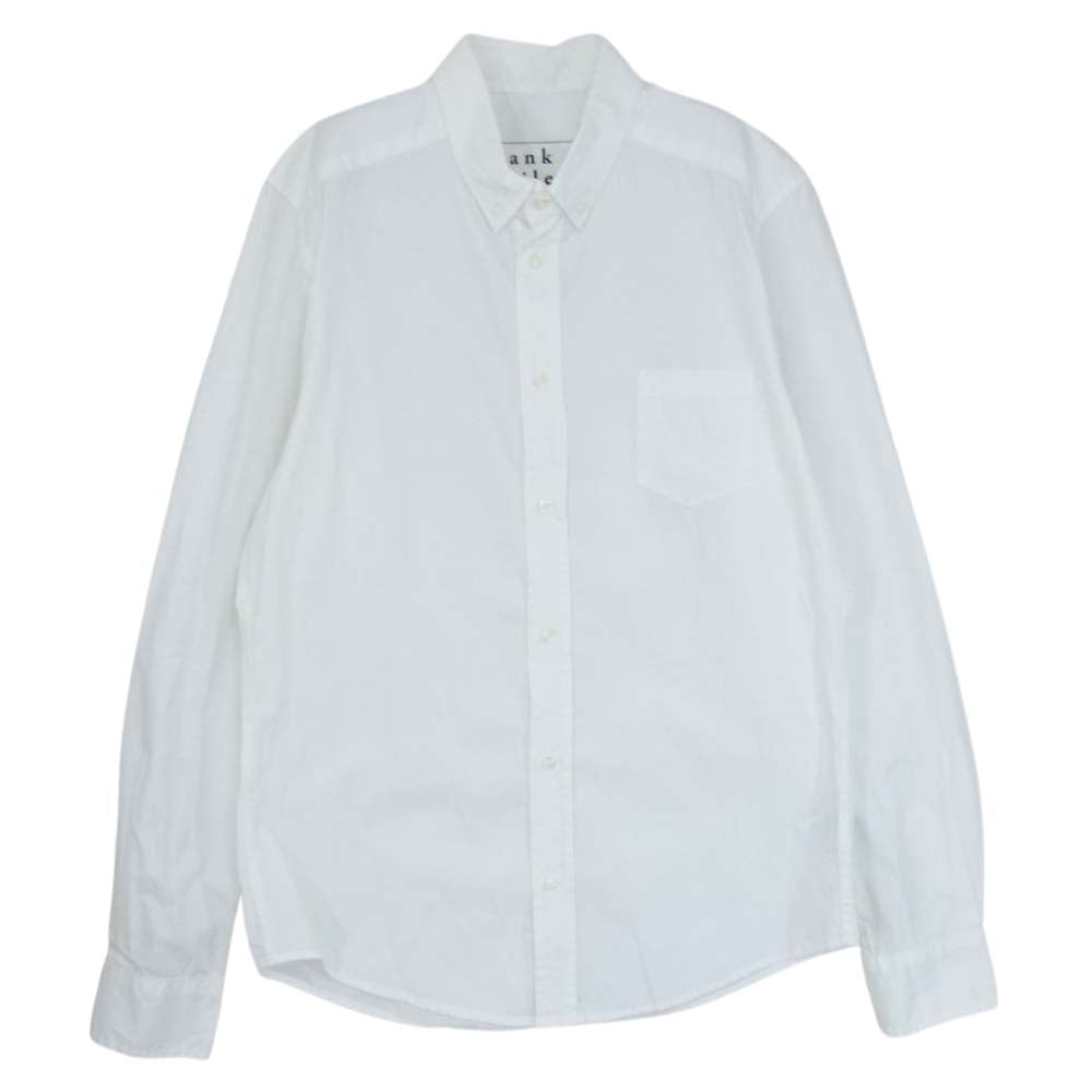 フランクアンドアイリーン 512070231 コットン ボタンダウン シャツ 長袖 ホワイト系 S【中古】