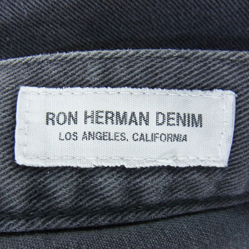 Ron Herman ロンハーマン 3220600043 DENIM カットオフ ウォッシュド ブラック デニム パンツ ブラック系 30【中古】