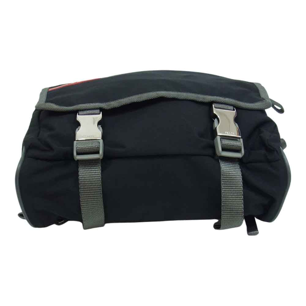 PRADA プラダ SPORTS スポーツ 4VA575 ナイロン ウエスト ポーチ ショルダー ボディ バッグ ブラック系【中古】