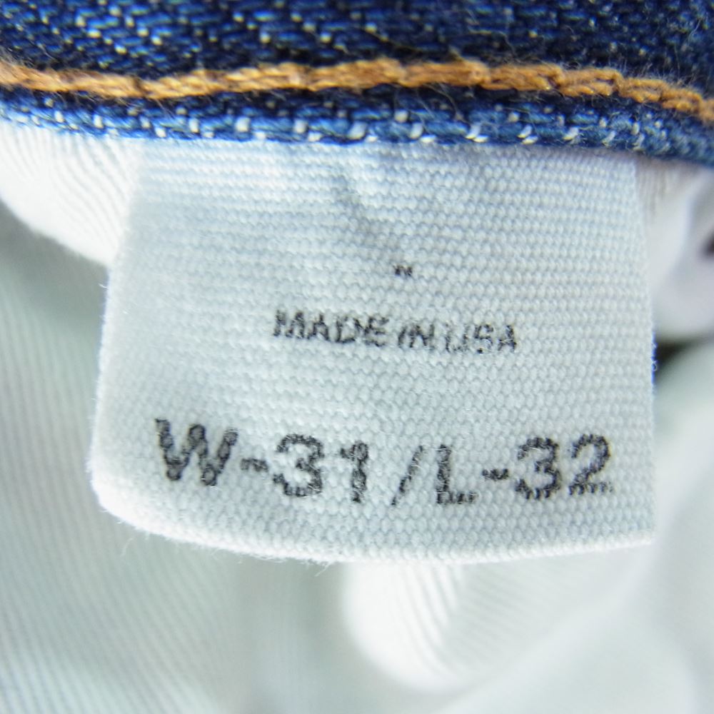 Ron Herman ロンハーマン 2620600214 DENIM USA製 ペイント ダメージ 加工 デニム パンツ インディゴブルー系 31【中古】