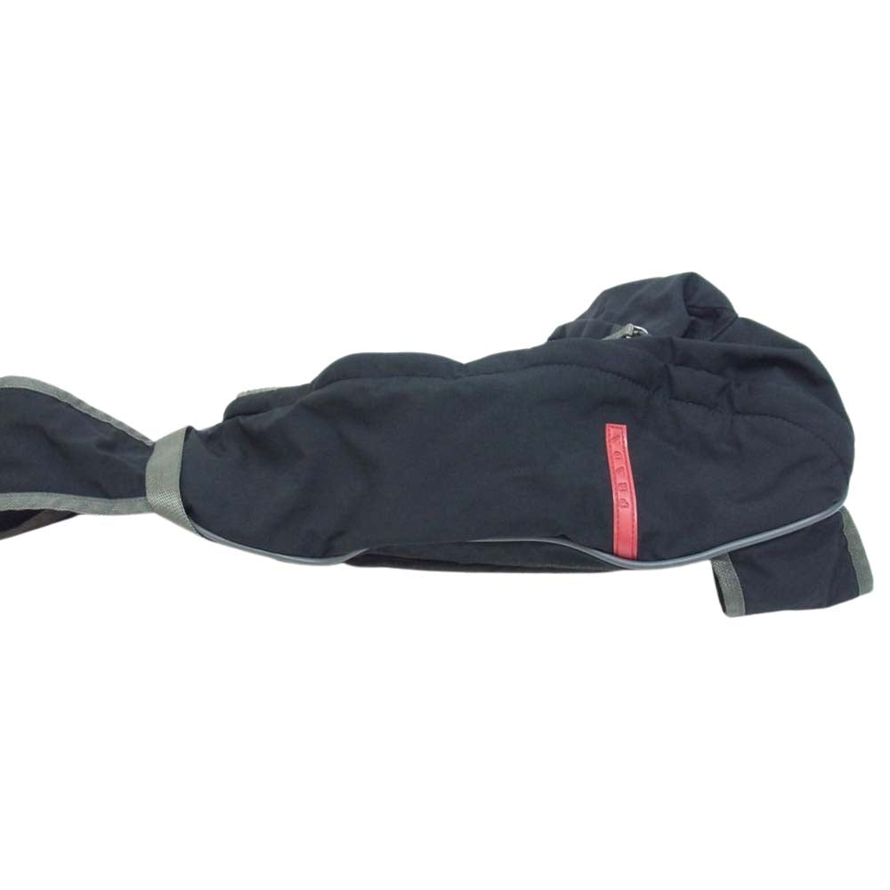 PRADA プラダ SPORTS スポーツ 4VZ041 ナイロン ウエスト ポーチ ショルダー ボディ バッグ ブラック系【中古】