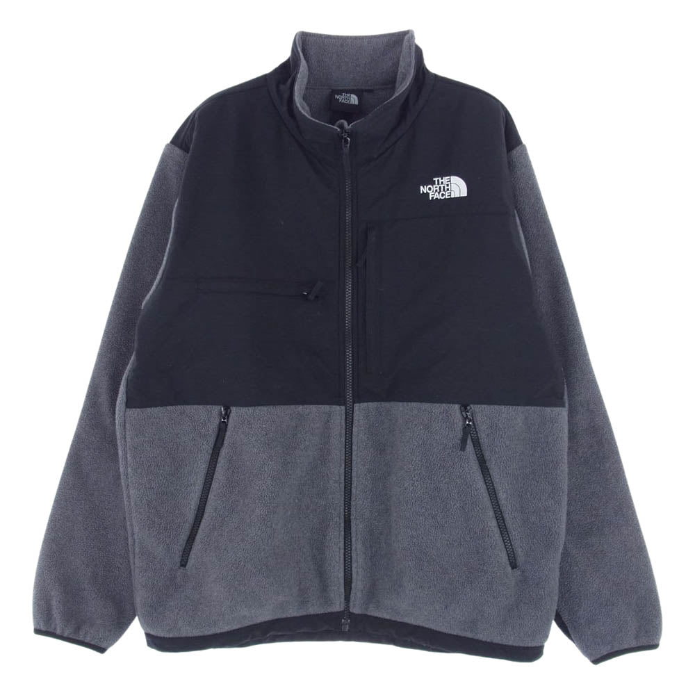 THE NORTH FACE ノースフェイス NA71951 DENALI JACKET デナリ フリース ジャケット  ブラック系 グレー系 L【中古】