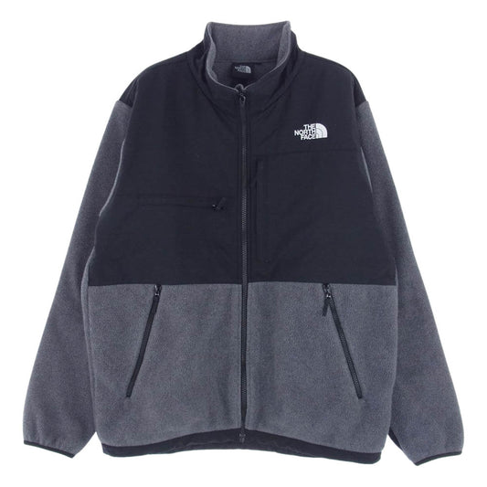 THE NORTH FACE ノースフェイス NA71951 DENALI JACKET デナリ フリース ジャケット  ブラック系 グレー系 L【中古】