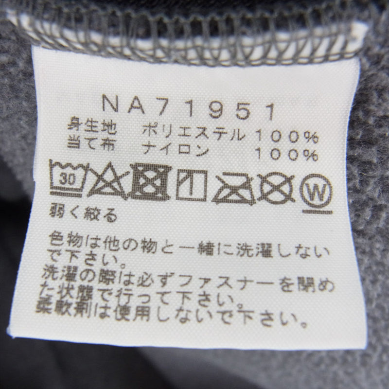 THE NORTH FACE ノースフェイス NA71951 DENALI JACKET デナリ フリース ジャケット  ブラック系 グレー系 L【中古】