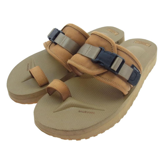 nonnative ノンネイティブ × SUICOKE スイコック スエード ベルト サンダル ライトブラウン系【中古】