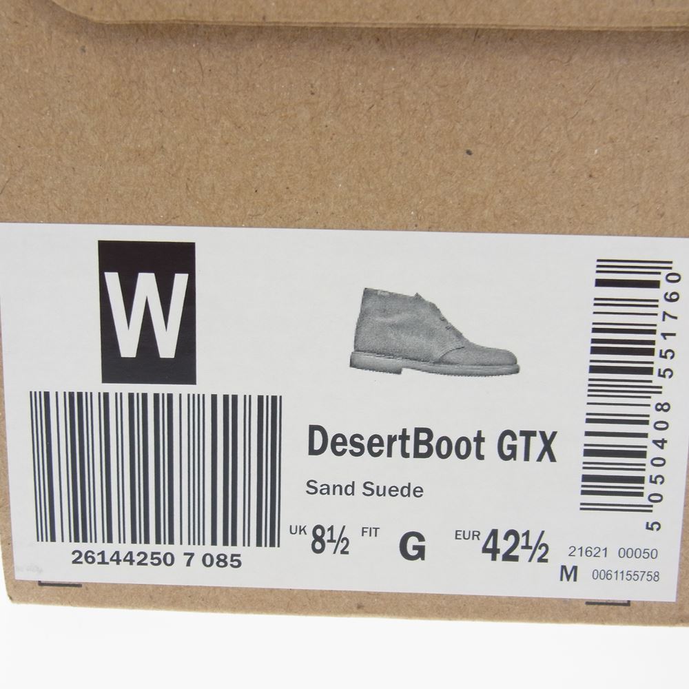 Clarks クラークス 21621 00050 Desert Boot デザート ブーツ ワラビー GTX ゴアテックス ベージュ系 26.5cm【中古】