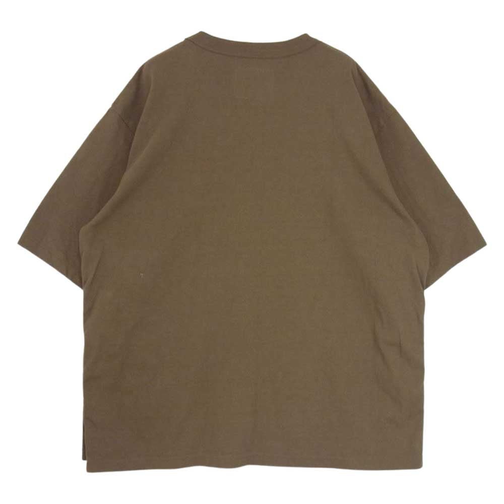 Sacai サカイ 22AW 22-02870M S Studs Pocket Tee ポケット Tシャツ 半袖 カーキ系 4【中古】
