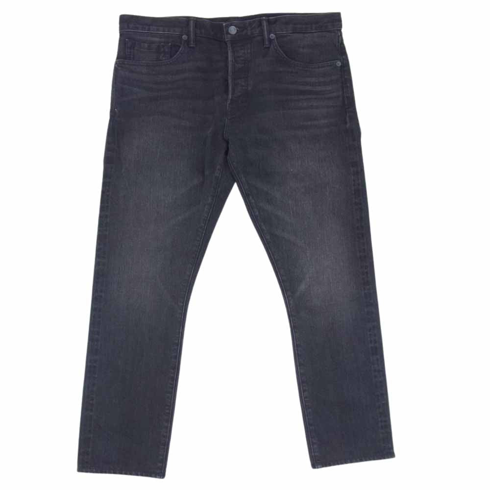 TOM FORD トムフォード TFD001 Slim Fit Jeans スリムフィットジーンズ デニム パンツ セルビッチ ストレッチ ブラック系 36【中古】