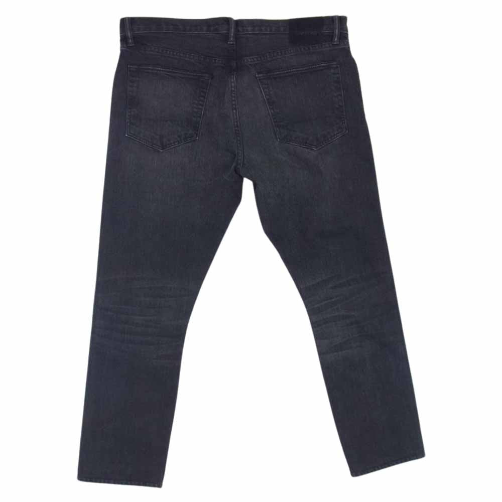 TOM FORD トムフォード TFD001 Slim Fit Jeans スリムフィットジーンズ デニム パンツ セルビッチ ストレッチ ブラック系 36【中古】