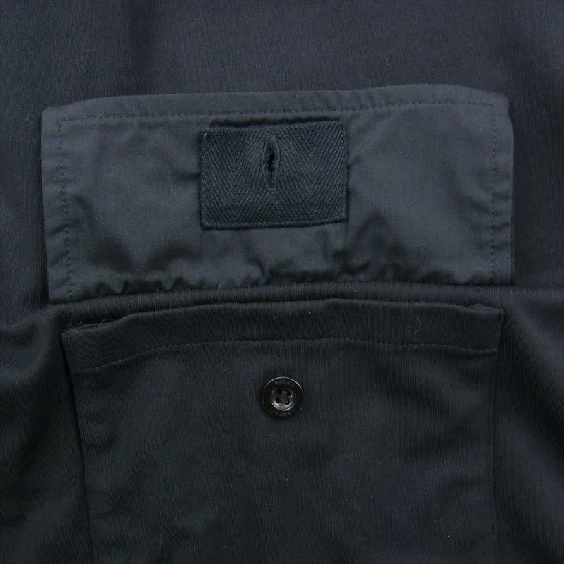 Sacai サカイ 23SS 23-03074M フラップ ポケット コットン Tシャツ ブラック系 4【美品】【中古】