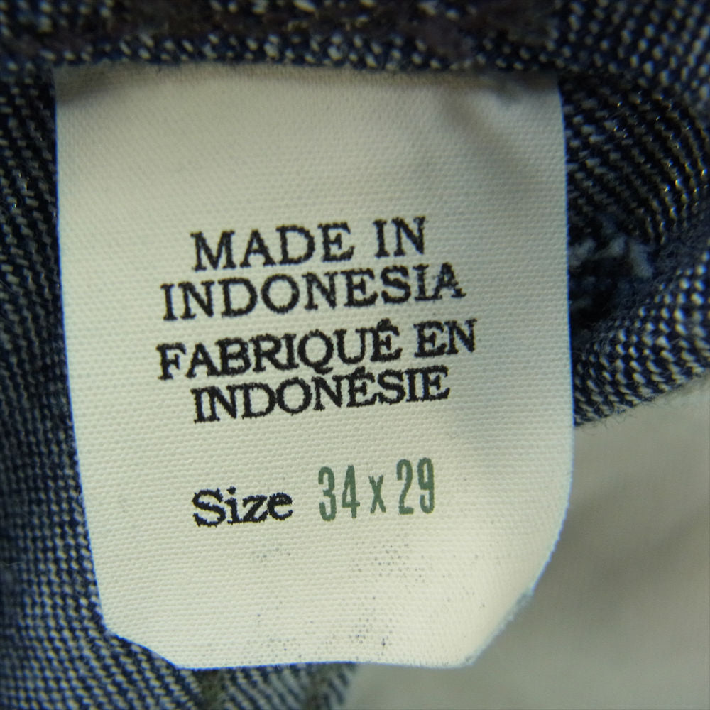 RRL ダブルアールエル 国内正規品 デニム カーゴ パンツ インディゴブルー系【中古】