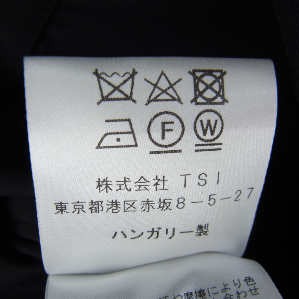 DRIES VAN NOTEN ドリスヴァンノッテン 7843154214 デタッチャブルスリーブ ベルテッド ナイロン ミリタリー ジャケット ブラック系 M【中古】