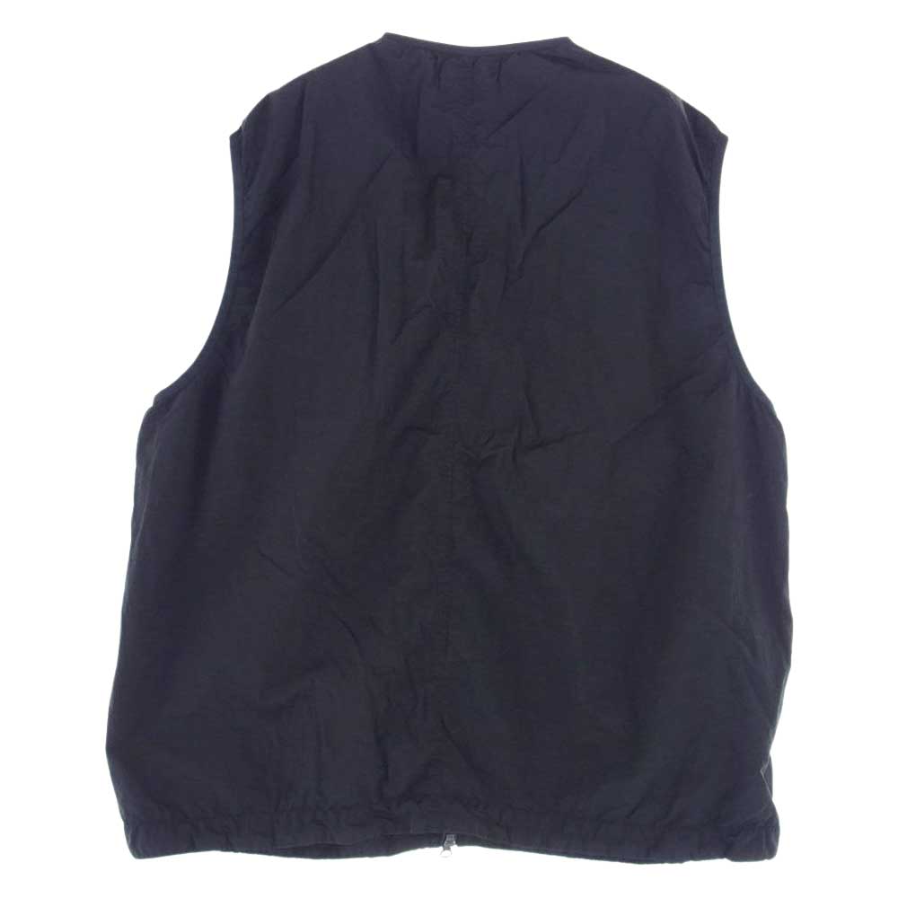 STONE  ストーンアイランド ベスト 7815G0619 ベスト ナイロン ガーメントダイ シワ加工 ブラック系 3XL【中古】 STONE ISLAND ストーンアイランド 7815G0619 ベスト ナイロン