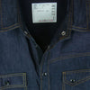 Sacai サカイ 22SS 22-02719M コットン デニム 半袖 シャツ 日本製 インディゴブルー系 4【美品】【中古】