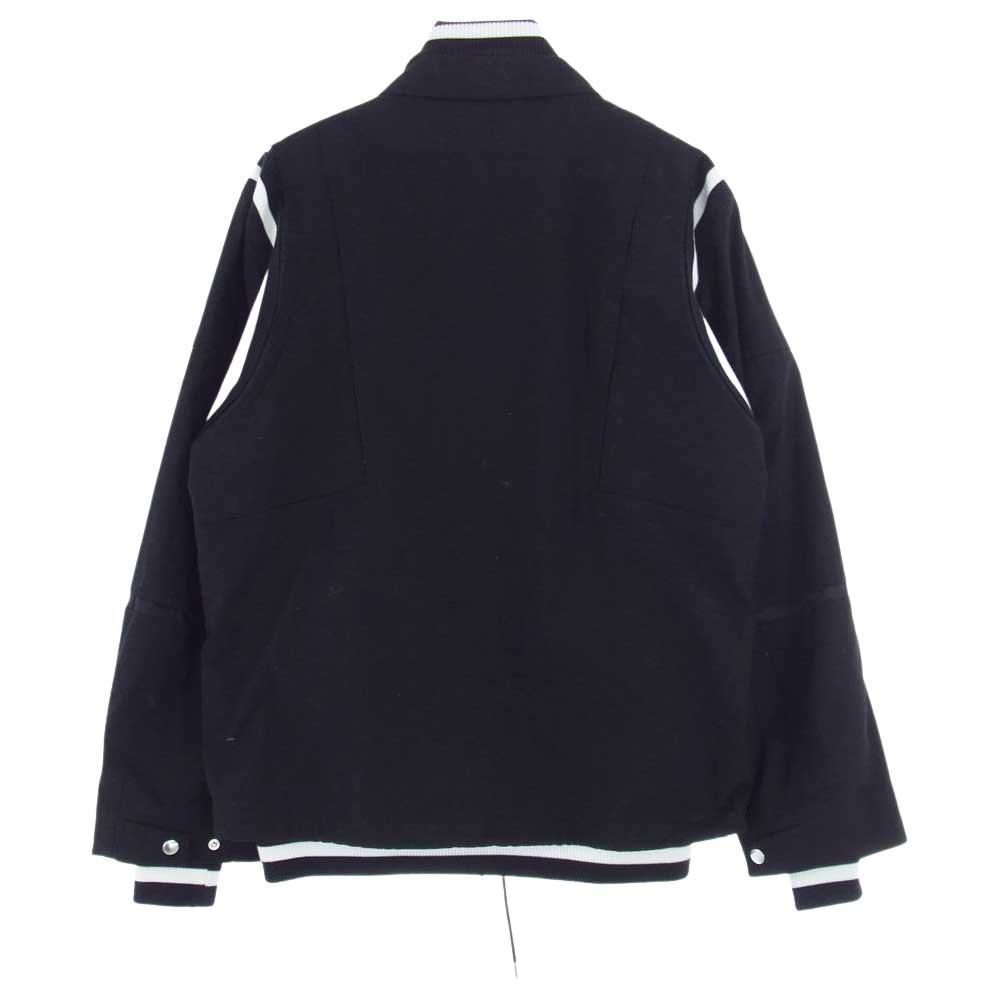 Sacai サカイ 21AW 21-02593M Cotton Oxford Blouson コットン オックスフォード ブルゾン ブラック系 3【中古】