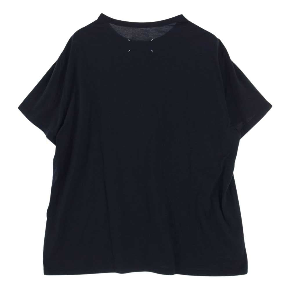 MAISON MARGIELA メゾンマルジェラ 22SS S50GC0684 カレンダー グラフィック ロゴ Tシャツ 半袖  ブラック系 XXL【美品】【中古】