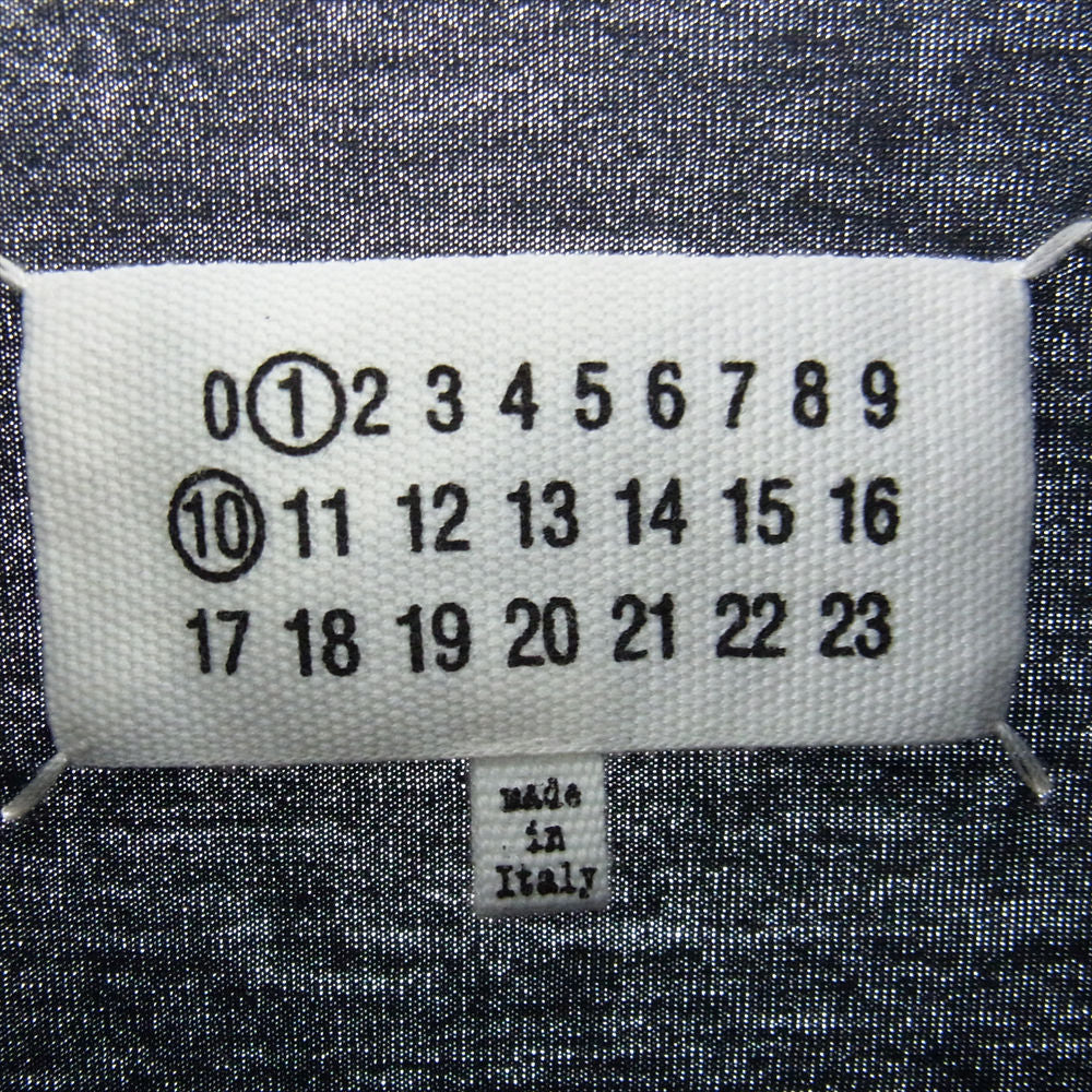 MAISON MARGIELA メゾンマルジェラ 22SS S50GC0684 カレンダー グラフィック ロゴ Tシャツ 半袖  ブラック系 XXL【美品】【中古】