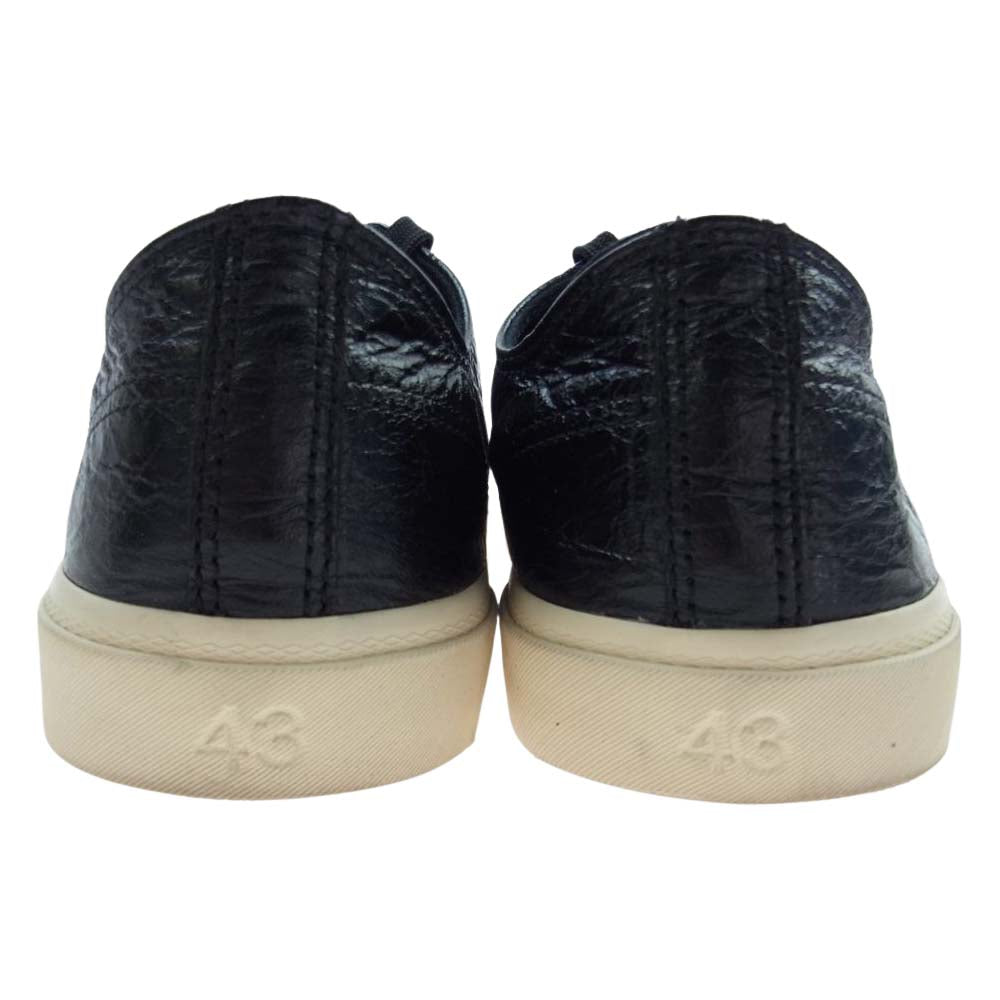 BALENCIAGA バレンシアガ 688754 レザー ローカット スニーカー ブラック系 28.5cm【中古】