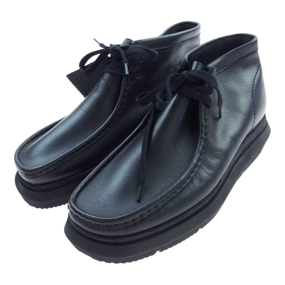 Sacai サカイ × CLARKS クラークス オリジナルズ ハイブリッド  ワラビー ブーツ ブラック系 27cm【新古品】【未使用】【中古】