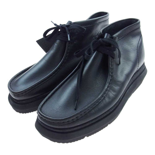 Sacai サカイ × CLARKS クラークス オリジナルズ ハイブリッド  ワラビー ブーツ ブラック系 27cm【新古品】【未使用】【中古】