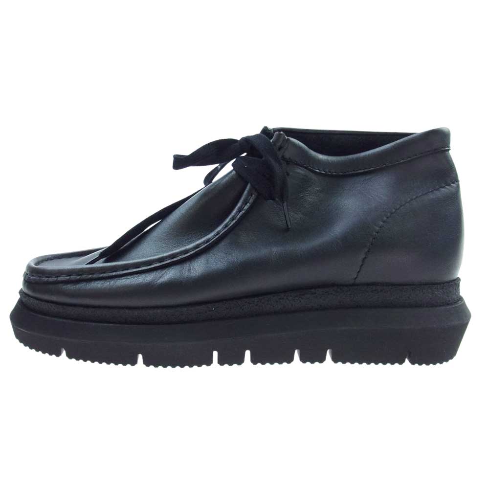 Sacai サカイ × CLARKS クラークス オリジナルズ ハイブリッド  ワラビー ブーツ ブラック系 27cm【新古品】【未使用】【中古】