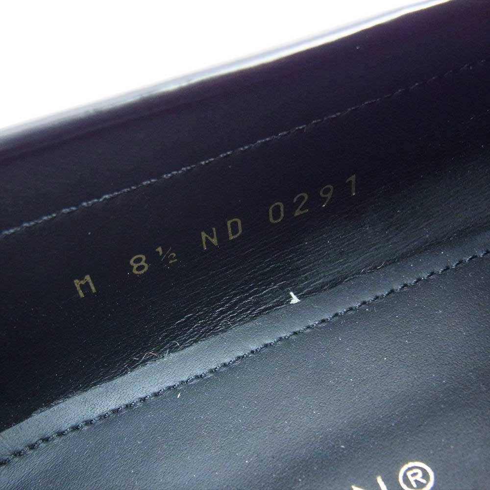 LOUIS VUITTON ルイ・ヴィトン 1A9HWJ ダミエ LVロゴ カーフレザー ローファー ブラック系 8.5【中古】
