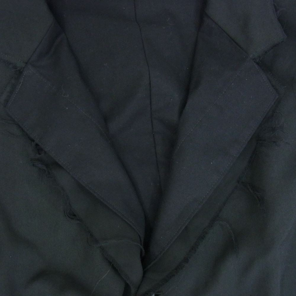 Yohji Yamamoto POUR HOMME ヨウジヤマモトプールオム 20AW HR-J10-802 M-3BS 重ねST止 カットオフ レイヤード テーラード ジャケット ブラック系 4【中古】