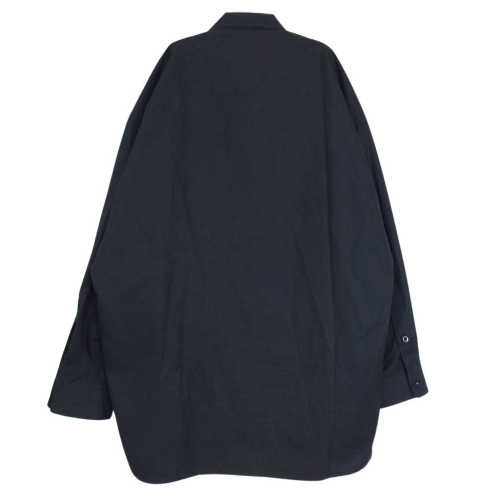 Sacai サカイ 23SS 23-03038 Thomas Mason トーマス メイソン Cotton Poplin L/S Shirt コットン シャツ ブラック系 4【中古】
