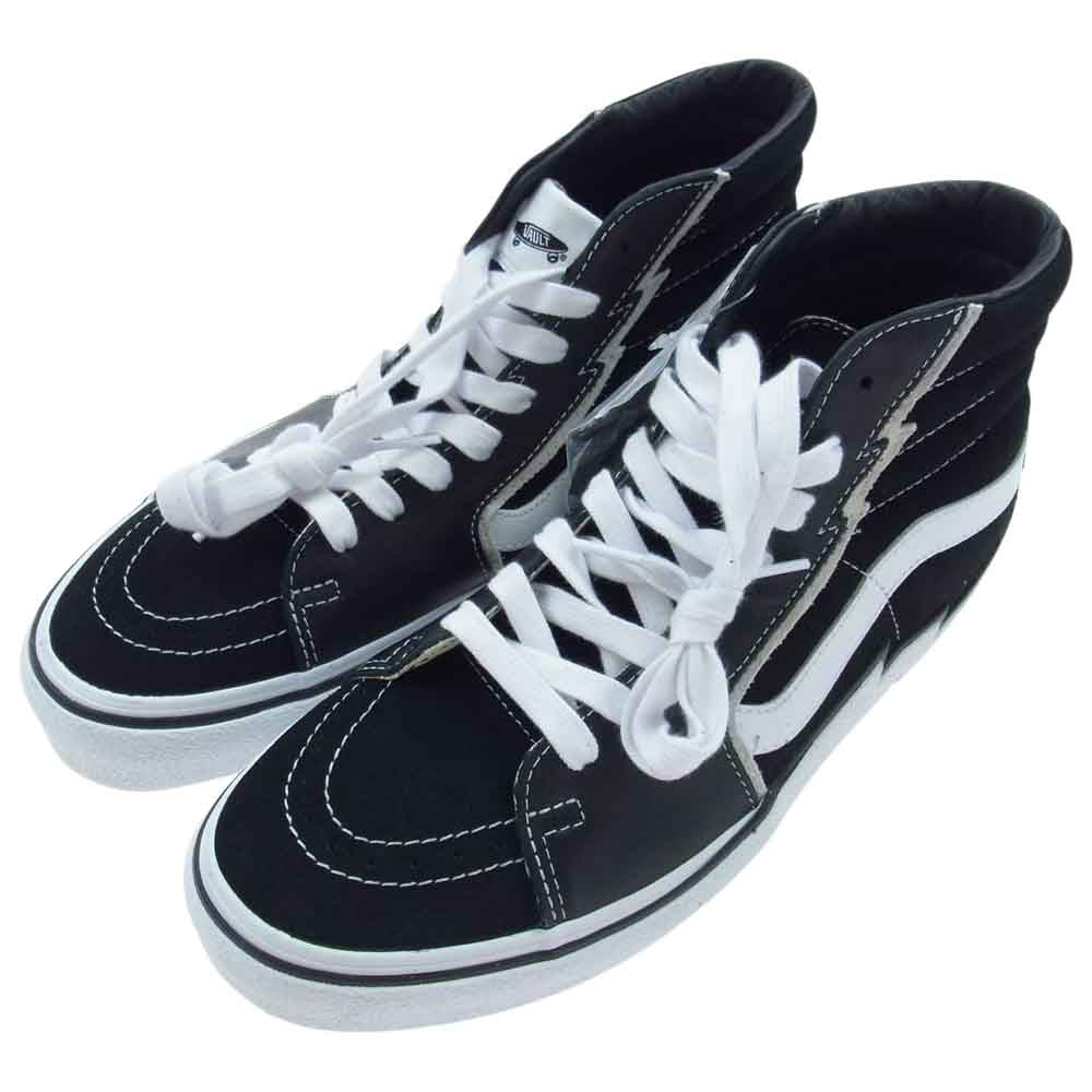 VANS バンズ VN0007PSBLK × MASTERMIND JAPAN マスターマインド SK8-HI BOLT VLT LX スニーカー ブラック系 28cm【新古品】【未使用】【中古】