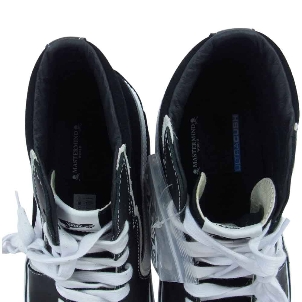 VANS バンズ VN0007PSBLK × MASTERMIND JAPAN マスターマインド SK8-HI BOLT VLT LX スニーカー ブラック系 28cm【新古品】【未使用】【中古】