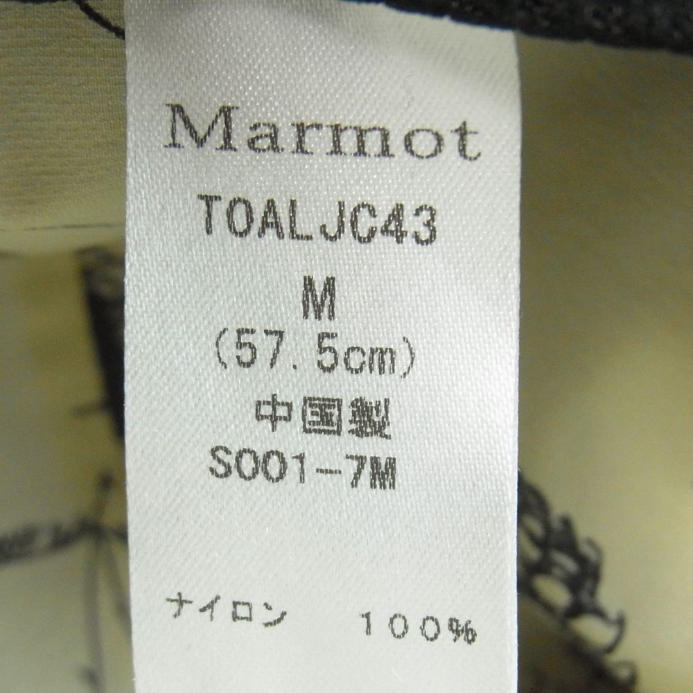 MARMOT マーモット TOASJC43 ナイロン ハット 帽子 中国製 ネイビー系 M 57.5cm【中古】