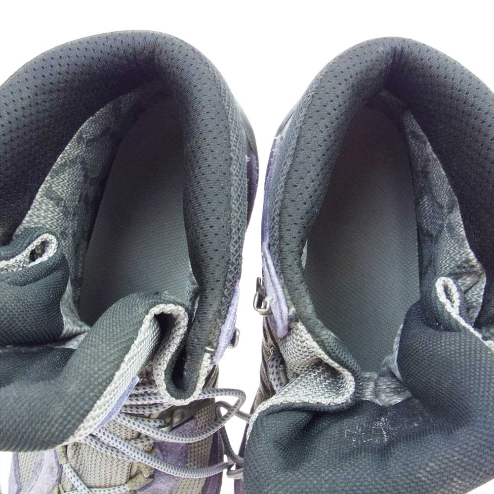 mont-bell モンベル タイオガブーツ ナロー トレッキング シューズ  グレー系 パープル系 内側実寸サイズ約27.5cm【中古】