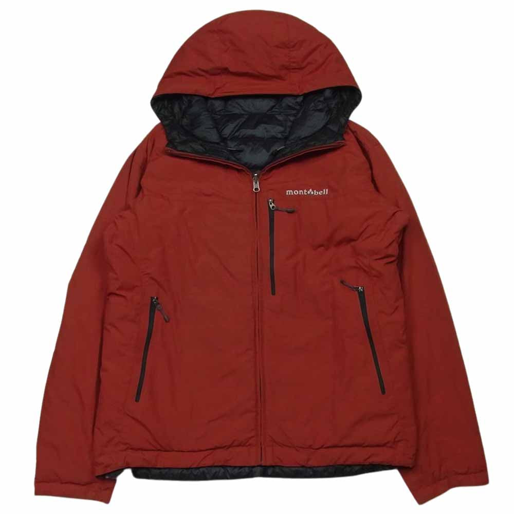 mont-bell モンベル 1101445 コロラドパーカ リバーシブル ダウン ジャケット 中国製 ブラック系 レッド系 S【中古】