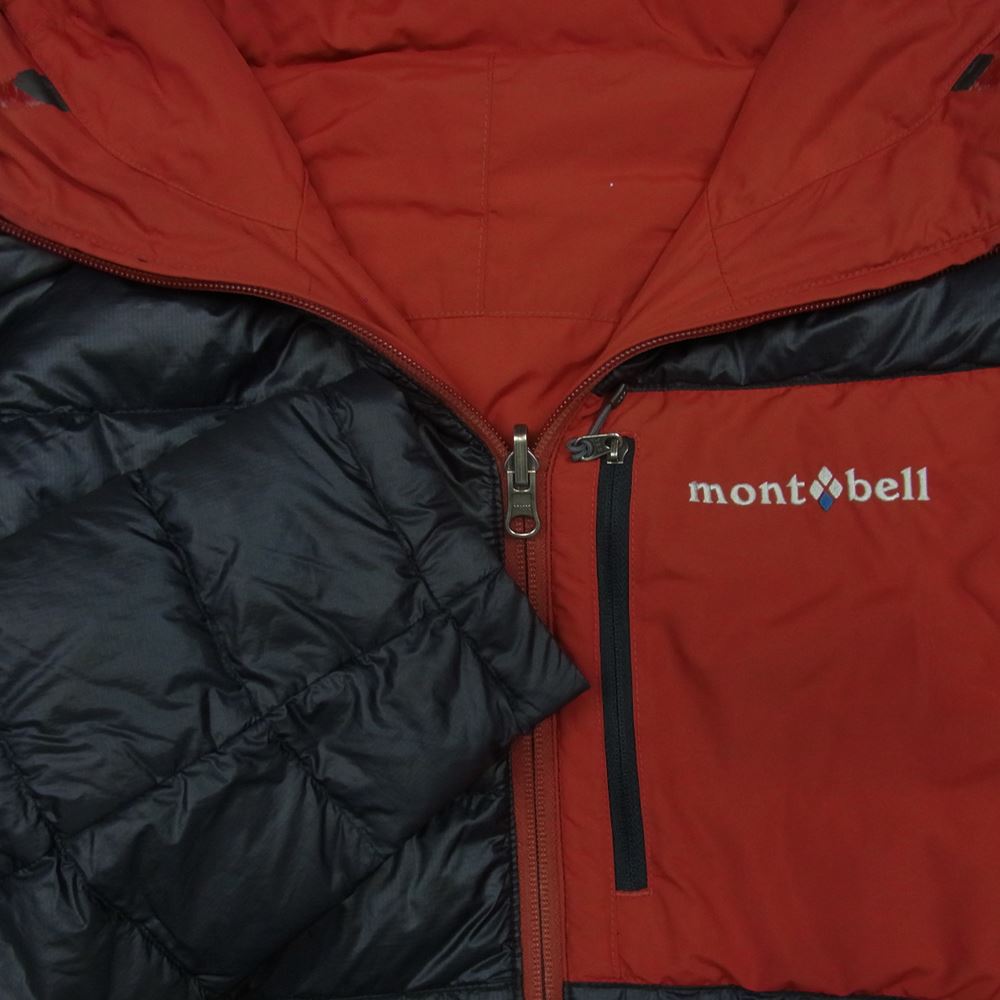 mont-bell モンベル 1101445 コロラドパーカ リバーシブル ダウン ジャケット 中国製 ブラック系 レッド系 S【中古】