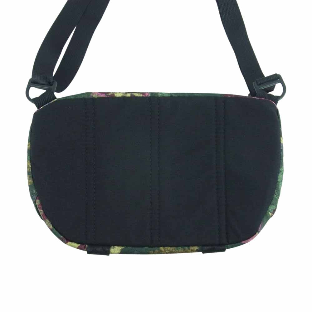 GREGORY グレゴリー トランスファー ショルダー M V２バッグ 花柄 フラワー 総柄 モスグリーン系【美品】【中古】