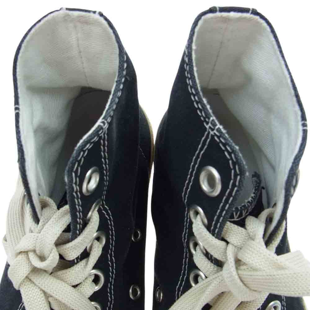 MAISON MARGIELA メゾンマルジェラ 22ライン TABI 足袋 タビ キャンバス ハイカットスニーカー ブラック系 38.5【中古】