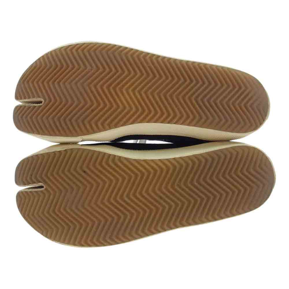 MAISON MARGIELA メゾンマルジェラ 22ライン TABI 足袋 タビ キャンバス ハイカットスニーカー ブラック系 38.5【中古】