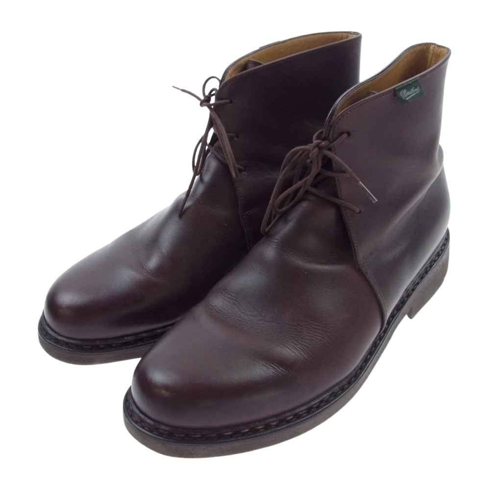 Paraboot パラブーツ 099513 BLOIS ブロワ レザー チャッカ ブーツ マロン ブラウン系 9.5【中古】