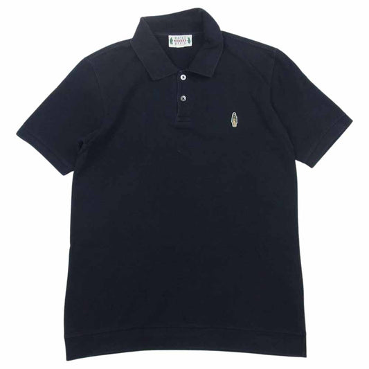 WACKO MARIA ワコマリア マリアワッペン付 半袖シャツ ダークネイビー系 S【中古】