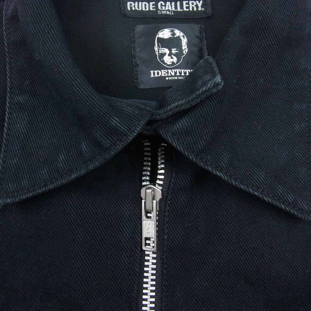 RUDE GALLERY ルードギャラリー IDENTITY期 コットン トラッカー ジャケット ブラック系 S【中古】