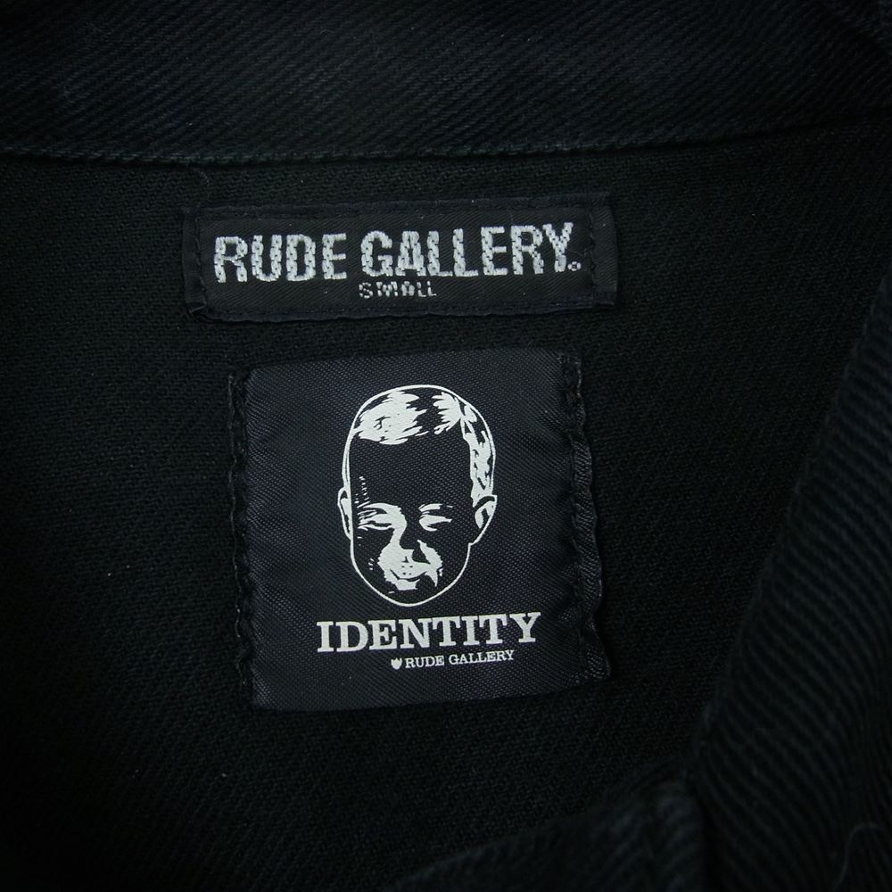 RUDE GALLERY ルードギャラリー IDENTITY期 コットン トラッカー ジャケット ブラック系 S【中古】