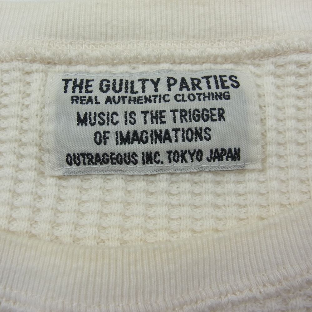 WACKO MARIA ワコマリア GUILTY PARTIES プリント サーマル カットソー  ホワイト系 M【中古】